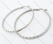 Stainless Steel Line Earrings - KJE050926