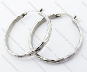 Stainless Steel Line Earrings - KJE050934