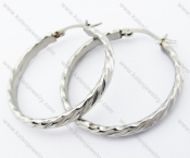 Stainless Steel Line Earrings - KJE050938