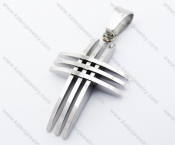 Stainless Steel Cross Pendant - KJP051156