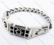 Two Parts Detachable Stainless Steel Jewish Star Bracelet - KJB400024