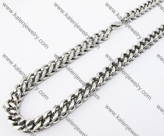 10mm Wide Stainless Steel Necklace KJN200070