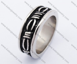 Stainless Steel Vintage Ring KJR330105