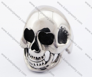 Stainless Steel Skull Ring KJR330117