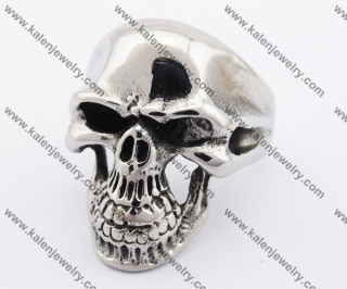 Stainless Steel Skull Ring KJR370138