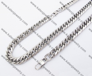 Necklace & Bracelet Steel Jewelry Set KJS100057