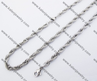 Necklace & Bracelet Steel Jewelry Set KJS100062