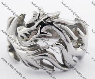 Stainless Steel Wolf Ring KJR170013