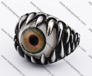 Stainless Steel Eye of Satan Ring KJR370150