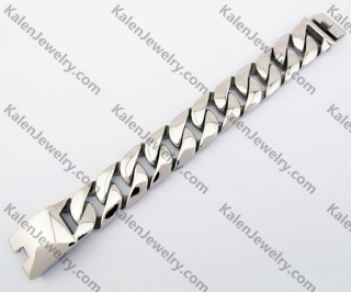 Big & Heavy Stainless Steel Bracelet - KJB200167