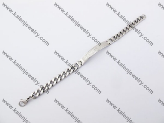 Stainless Steel Stamping Bracelet KJB520010