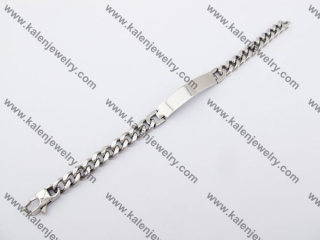 Stainless Steel Stamping Bracelet KJB520017