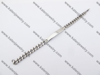 Stainless Steel Stamping Bracelet KJB520018