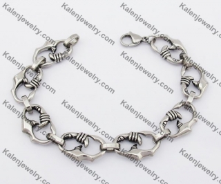 Stainless Steel Skull Bracelet KJB170144