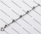 Stainless Steel Skull Bracelet KJB170150