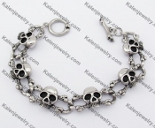 Stainless Steel Skull Bracelet KJB170155