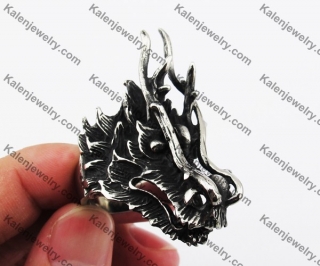 Stainless Steel Dragon Ring KJR370267