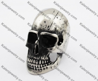 Big Stainless Steel Skull Ring KJR370272
