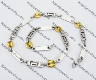 11.5mm Wide Stainless Steel Necklace KJN380007
