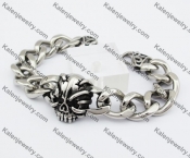 Stainless Steel Skull Bracelet KJB550122