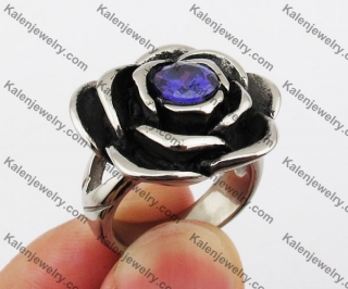 Blue Stone Rose Ring KJR010250