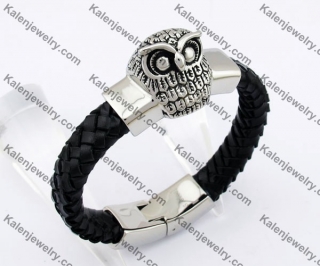 Owl Leather Bracelet KJB170181