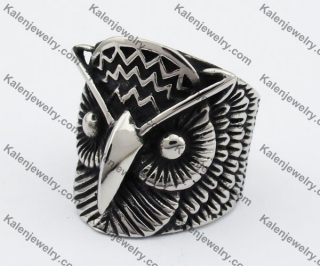 Steel Owl Ring KJR010254