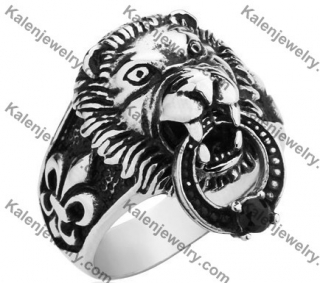 Steel Lion Ring KJR350209