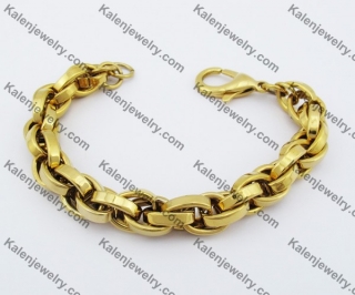 200×11 mm Golden Steel Bracelet KJB550158