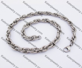 600×10mm Stainless Steel Necklace KJN550016