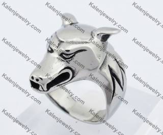 Steel Wolf Ring KJR350231