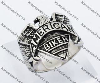 Steel American Biker Ring KJR010305