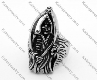 Skull Witch Sickle Sons of Liberty Ring KJR350234