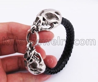 Tyrannosaurus Skull Clasps Leater Bracelet KJB550189