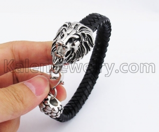Lion Clasp Leater Bracelet KJB550214