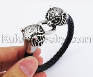 Owl Clasp Leater Bracelet KJB550230