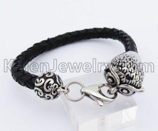 Owl Clasp Leater Bracelet KJB550235