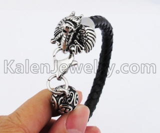 Dragon Clasp Leater Bracelet KJB550238