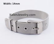 14mm Steel Mesh Wire Belt Buckle Bracelet KJB650015