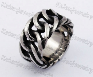 Iron Chain Design Ring KJR370528
