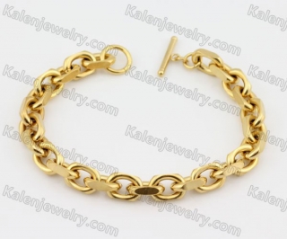 Gold Stainless Steel Bracelet KJB200212