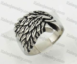 Stainless Steel Eagle Ring KJR350281