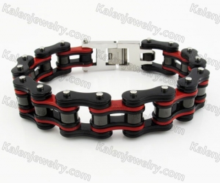 18 Wide 225mm Long Biker Chain Bracelet KJB360010