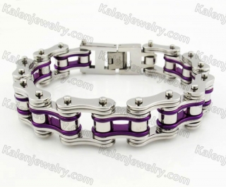 18 Wide 225mm Long Biker Chain Bracelet KJB360014