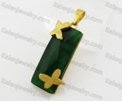 Green Stone Pendant KJP200016