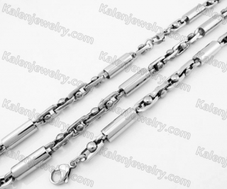Stainless Steel Necklace and Bracelet Set KJS100071