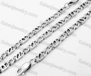 Stainless Steel Necklace and Bracelet Set KJS100074