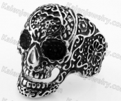 Stainless Steel Skull Ring KJR330178