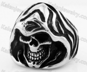 Stainless Steel Skull Ring KJR330189