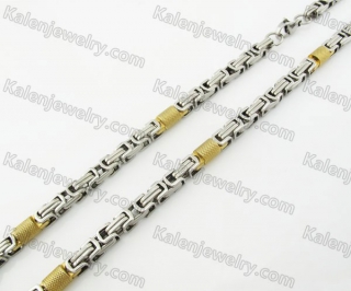 Stainless Steel Necklace KJN750049